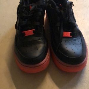 Young girls Air Force 1’s